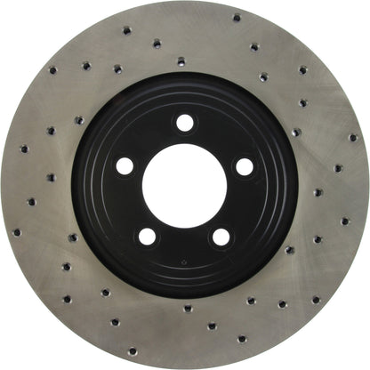 StopTech Sport Cryo Cross Drilled Brake Rotor; Front Right