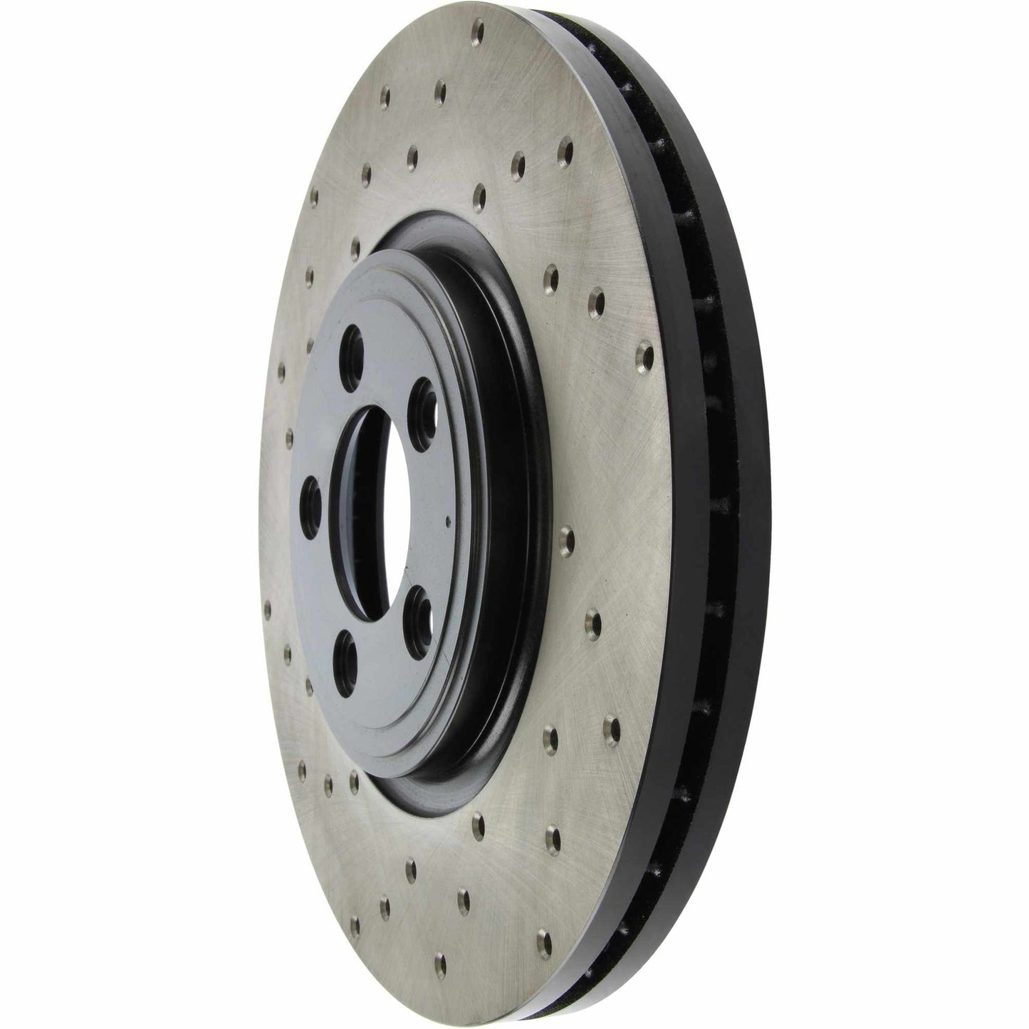 StopTech Sport Cryo Cross Drilled Brake Rotor; Front Left