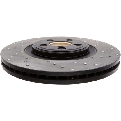 StopTech Sport Cryo Cross Drilled Brake Rotor; Front Right