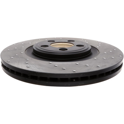 StopTech Sport Cryo Cross Drilled Brake Rotor; Front Right