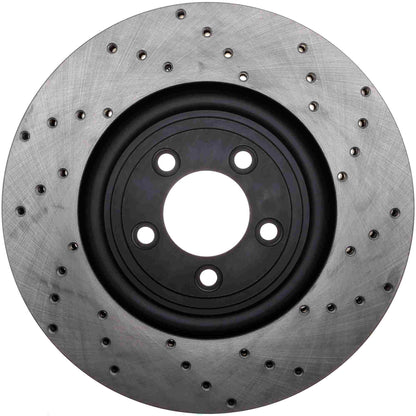 StopTech Sport Cryo Cross Drilled Brake Rotor; Front Right