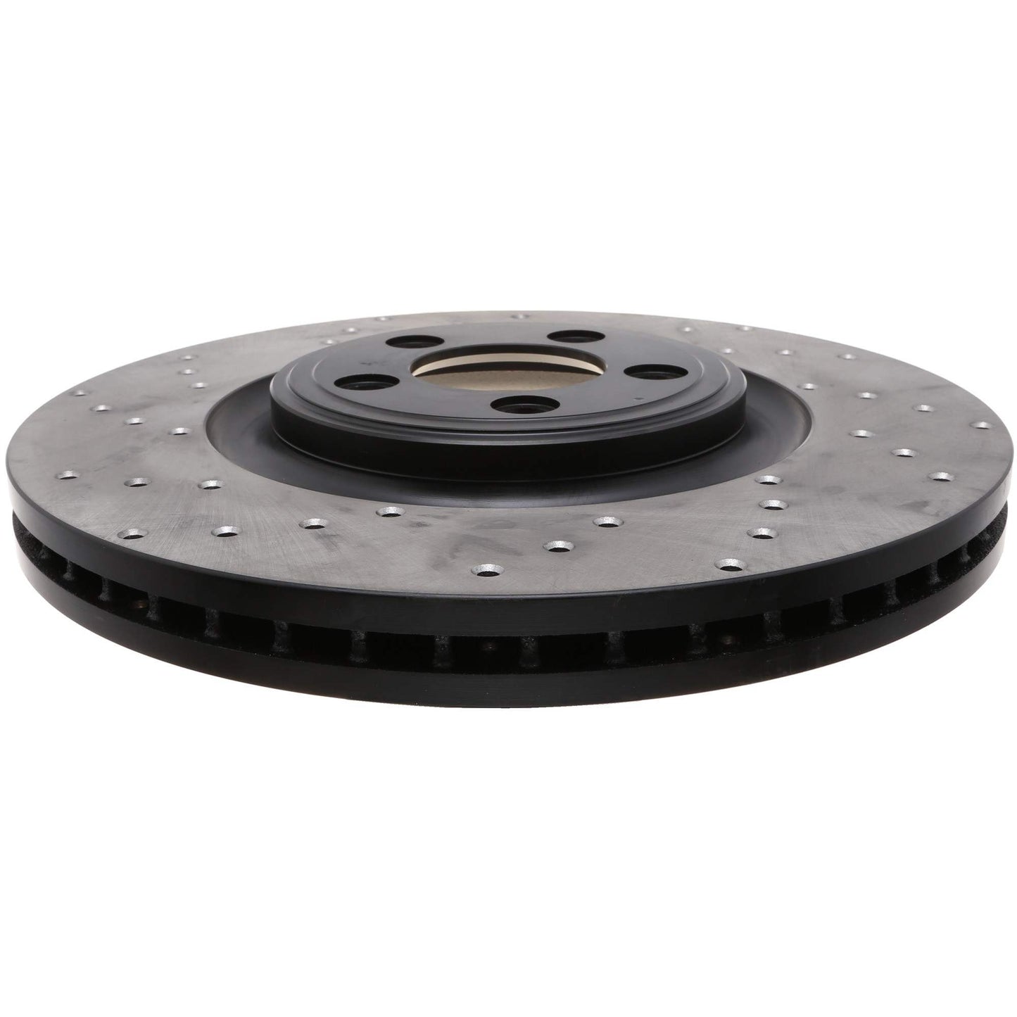 StopTech Sport Cryo Cross Drilled Brake Rotor; Front Left