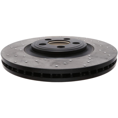StopTech Sport Cryo Cross Drilled Brake Rotor; Front Left