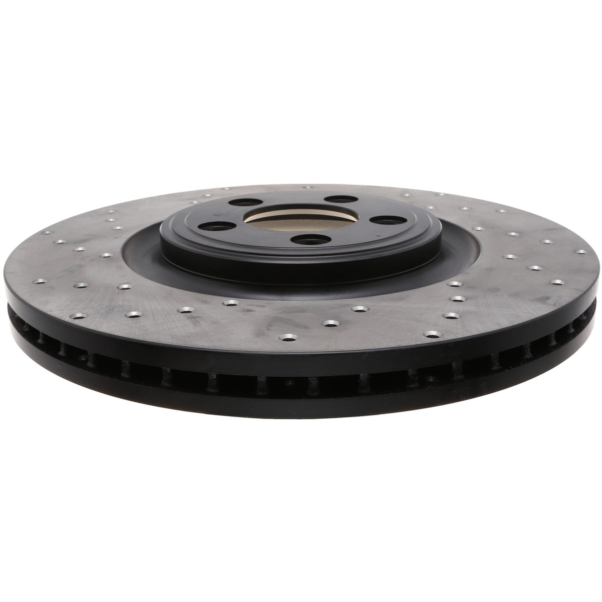 StopTech Sport Cryo Cross Drilled Brake Rotor; Front Left