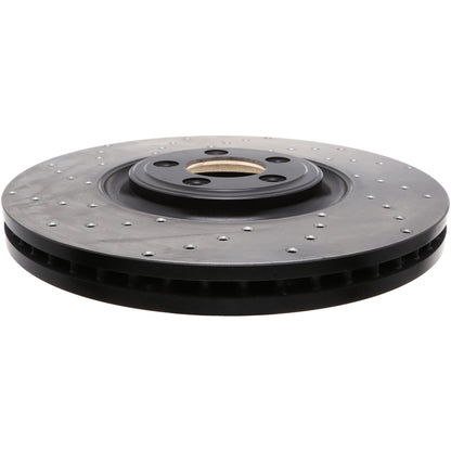 StopTech Sport Cryo Cross Drilled Brake Rotor; Rear Left
