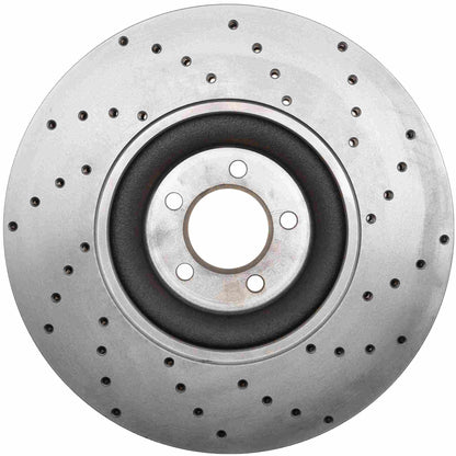 StopTech Sport Cryo Cross Drilled Brake Rotor; Rear Left