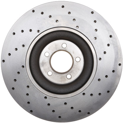 StopTech Sport Cryo Cross Drilled Brake Rotor; Rear Left