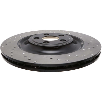 StopTech Sport Cryo Cross Drilled Brake Rotor; Front Right