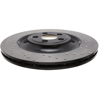 StopTech Sport Cryo Cross Drilled Brake Rotor; Front Right