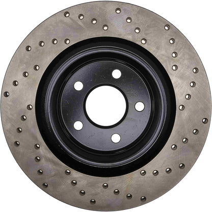 StopTech Sport Cross Drilled Brake Rotor - Front Left 128.20032R