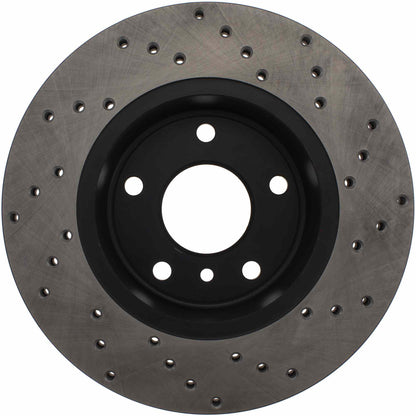 StopTech Sport Cryo Cross Drilled Brake Rotor; Rear Left