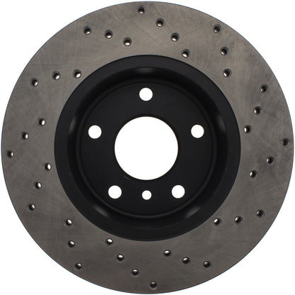 StopTech Sport Cryo Cross Drilled Brake Rotor; Rear Left