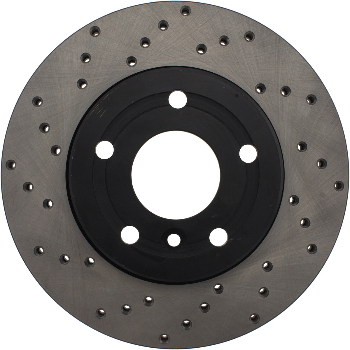 StopTech Sport Cryo Cross Drilled Brake Rotor; Rear Left