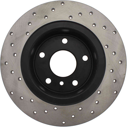 StopTech Sport Cryo Cross Drilled Brake Rotor; Front Right