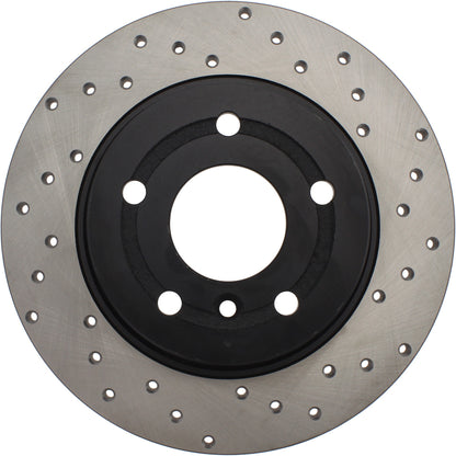 StopTech Sport Cryo Cross Drilled Brake Rotor; Front Right