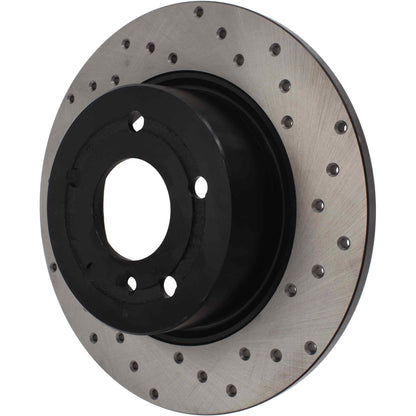 StopTech Sport Cryo Cross Drilled Brake Rotor; Front Right