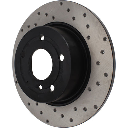 StopTech Sport Cryo Cross Drilled Brake Rotor; Front Right