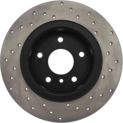 StopTech Sport Cryo Cross Drilled Brake Rotor; Front Left