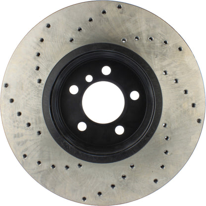 StopTech Sport Cryo Cross Drilled Brake Rotor; Front Right