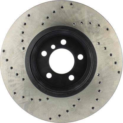 StopTech Sport Cryo Cross Drilled Brake Rotor; Rear Right