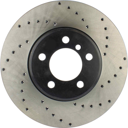 StopTech Sport Cryo Cross Drilled Brake Rotor; Rear Right