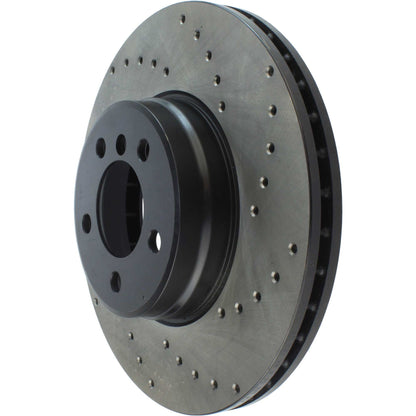 StopTech Sport Cryo Cross Drilled Brake Rotor; Rear Right
