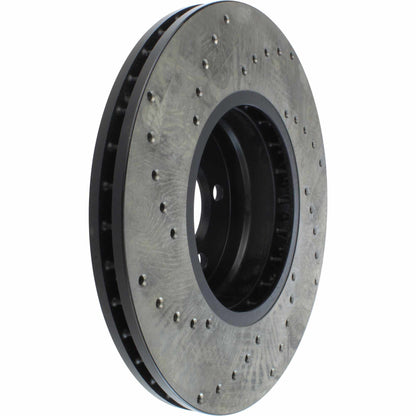 StopTech Sport Cryo Cross Drilled Brake Rotor; Rear Right