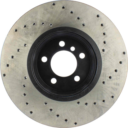 StopTech Sport Cryo Cross Drilled Brake Rotor; Rear Left