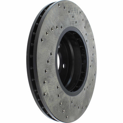 StopTech Sport Cryo Cross Drilled Brake Rotor; Rear Left