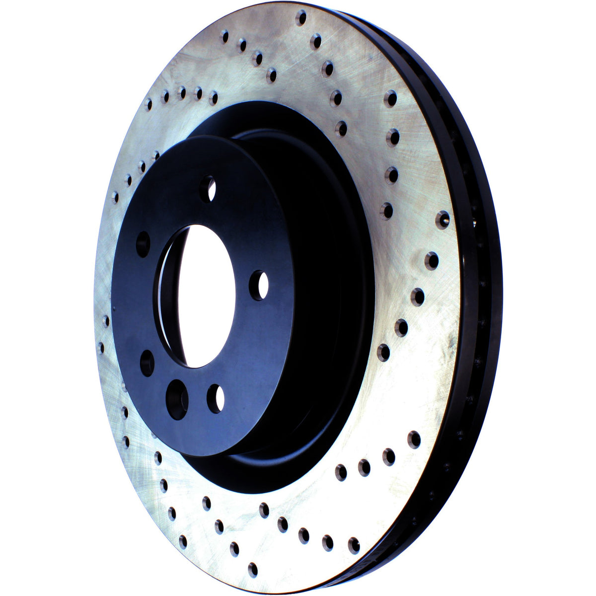 StopTech Sport Cryo Cross Drilled Brake Rotor; Rear Right