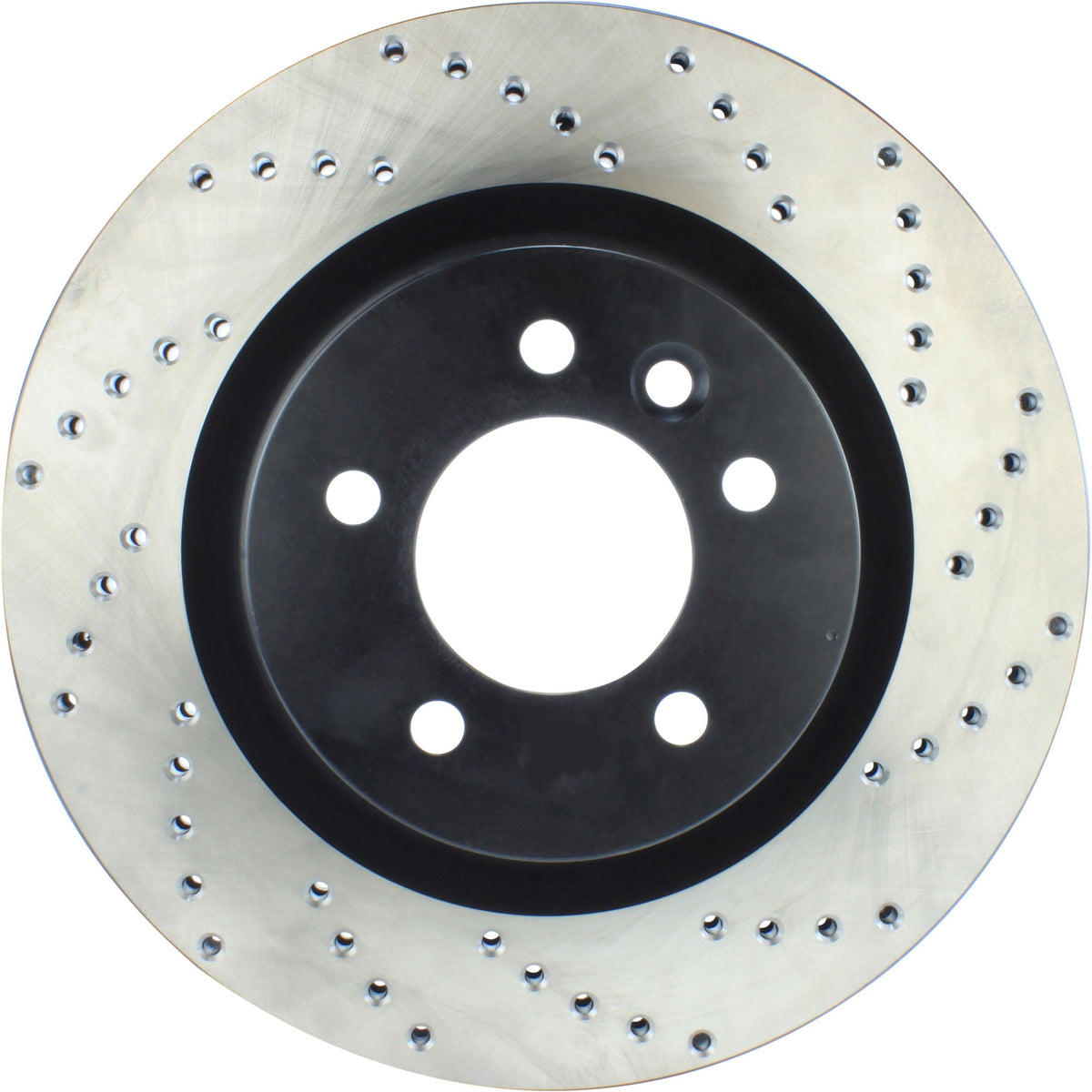 StopTech Sport Cryo Cross Drilled Brake Rotor; Rear Right