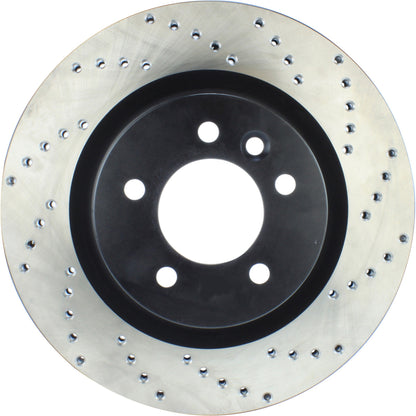 StopTech Sport Cryo Cross Drilled Brake Rotor; Rear Right