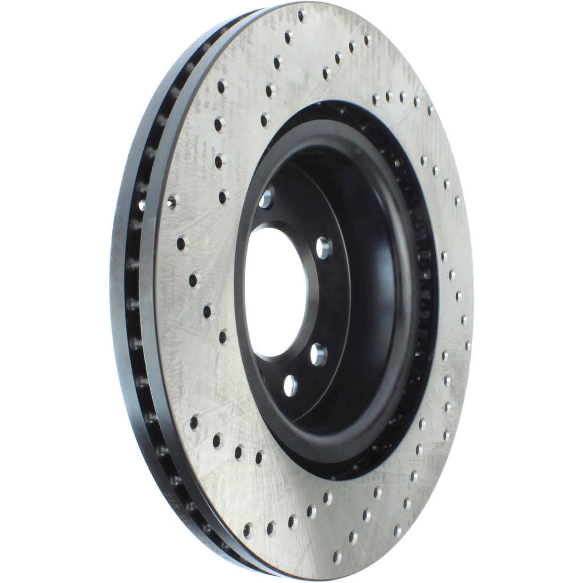 StopTech Sport Cryo Cross Drilled Brake Rotor; Rear Right