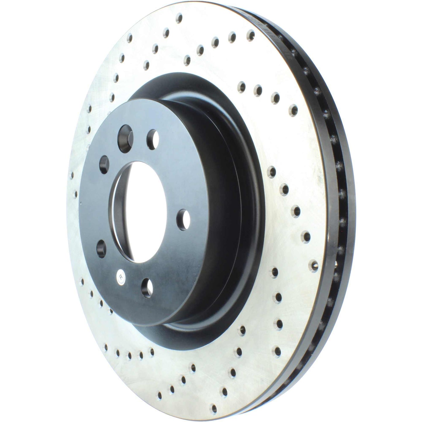StopTech Sport Cryo Cross Drilled Brake Rotor; Rear Left