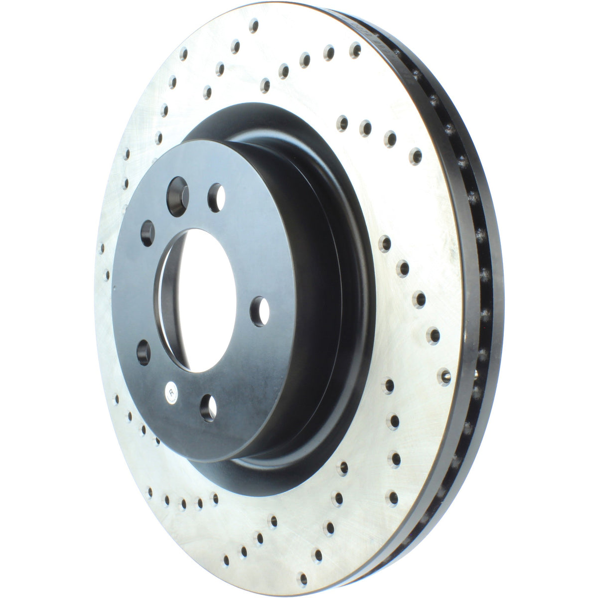 StopTech Sport Cryo Cross Drilled Brake Rotor; Rear Left