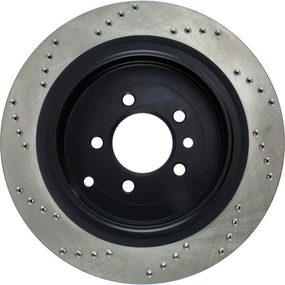 StopTech Sport Cryo Cross Drilled Brake Rotor; Rear Right