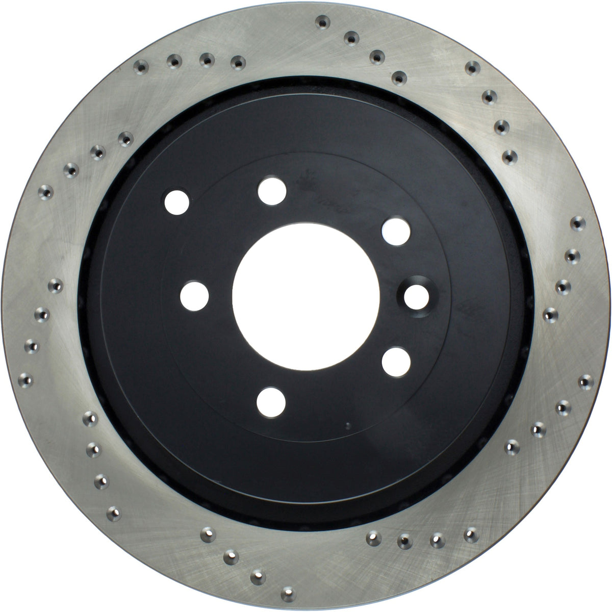 StopTech Sport Cryo Cross Drilled Brake Rotor; Rear Right