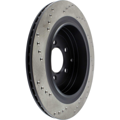 StopTech Sport Cryo Cross Drilled Brake Rotor; Rear Right