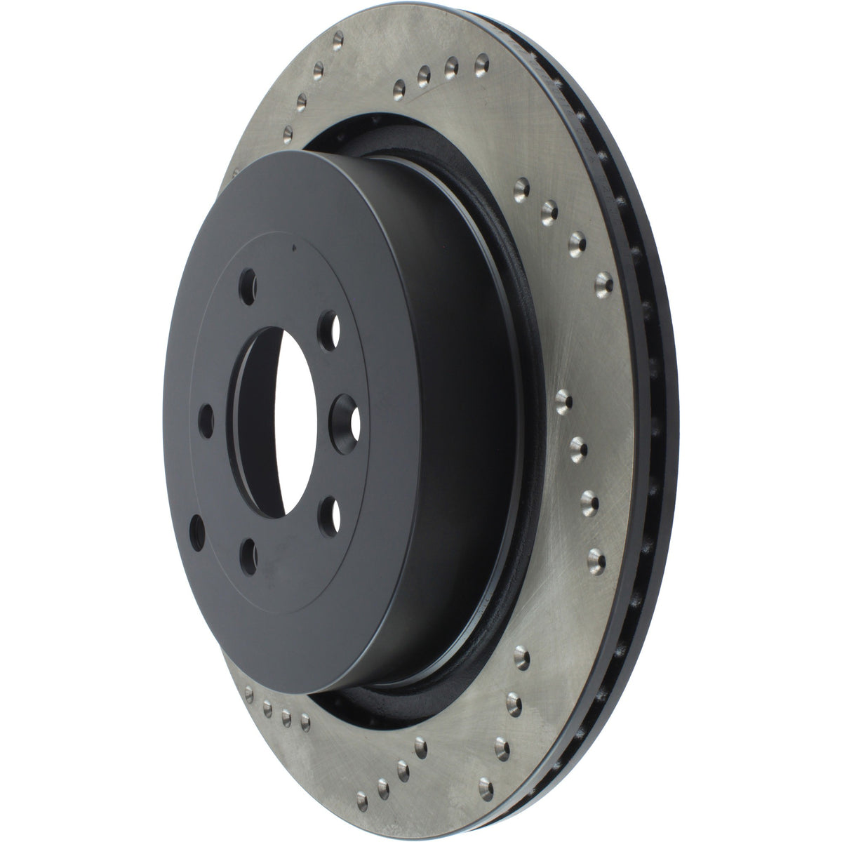 StopTech Sport Cryo Cross Drilled Brake Rotor; Rear Left