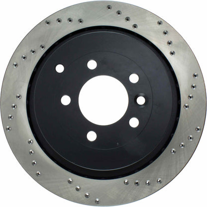 StopTech Sport Cross Drilled Brake Rotor Rear Left 128.22010L