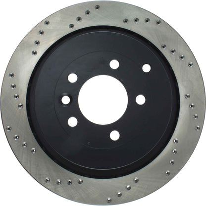 StopTech Sport Cross Drilled Brake Rotor Rear Right 128.22010R