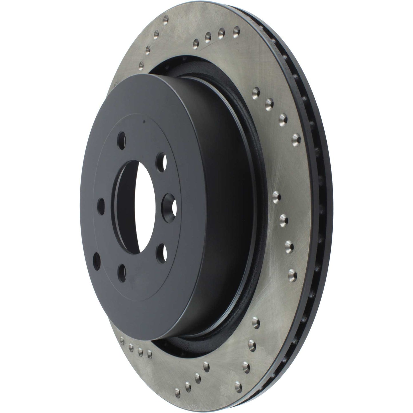 StopTech Sport Cross Drilled Brake Rotor Rear Right 128.22010R