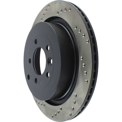 StopTech Sport Cross Drilled Brake Rotor Rear Right 128.22010R