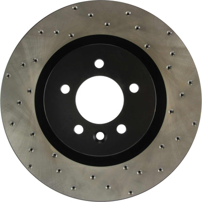 StopTech Sport Cryo Cross Drilled Brake Rotor; Front Right