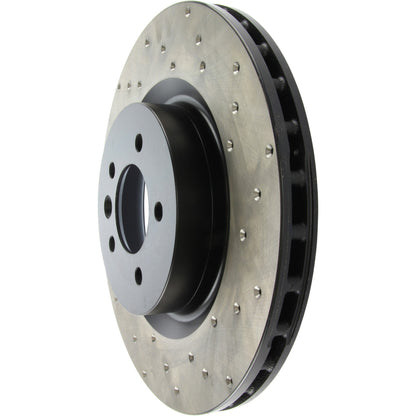 StopTech Sport Cryo Cross Drilled Brake Rotor; Front Right