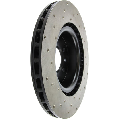 StopTech Sport Cryo Cross Drilled Brake Rotor; Front Right