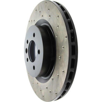 StopTech Sport Cryo Cross Drilled Brake Rotor; Front Left