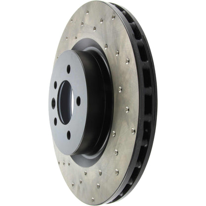 StopTech Sport Cryo Cross Drilled Brake Rotor; Front Right