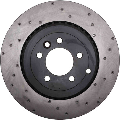 StopTech Sport Cryo Cross Drilled Brake Rotor; Front Left