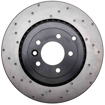 StopTech Sport Cryo Cross Drilled Brake Rotor; Front Right